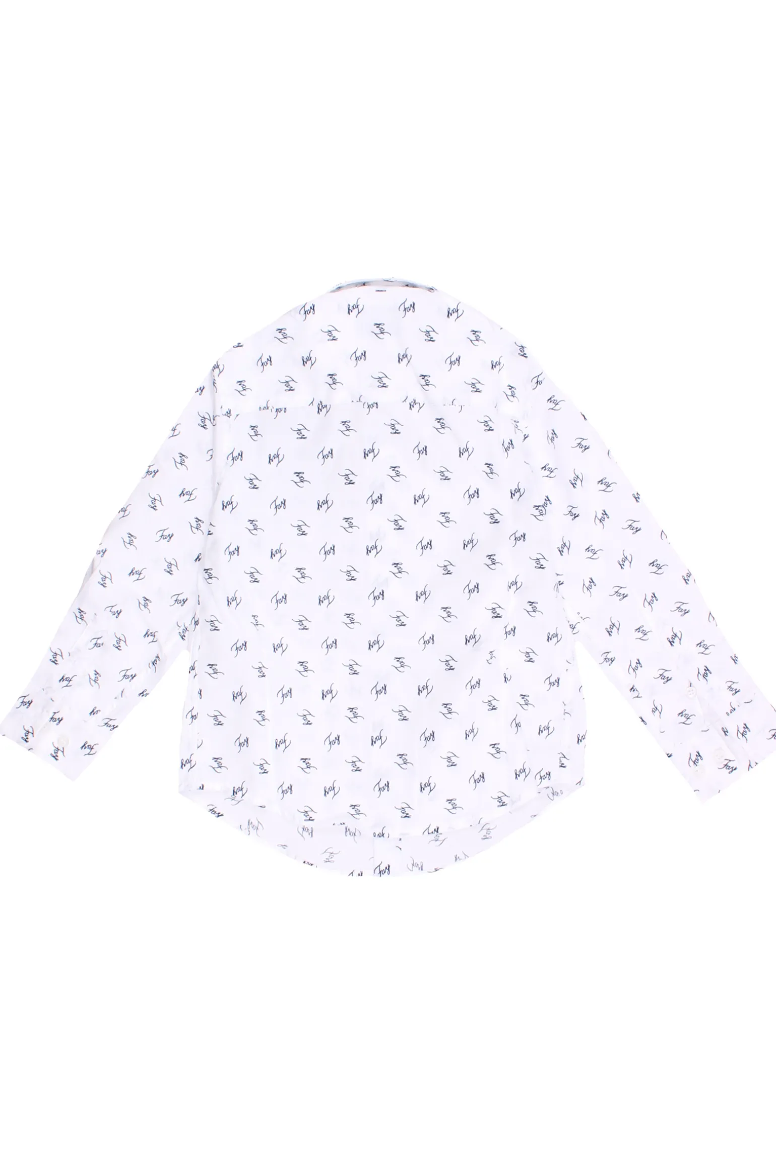 Camicia in cotone logata