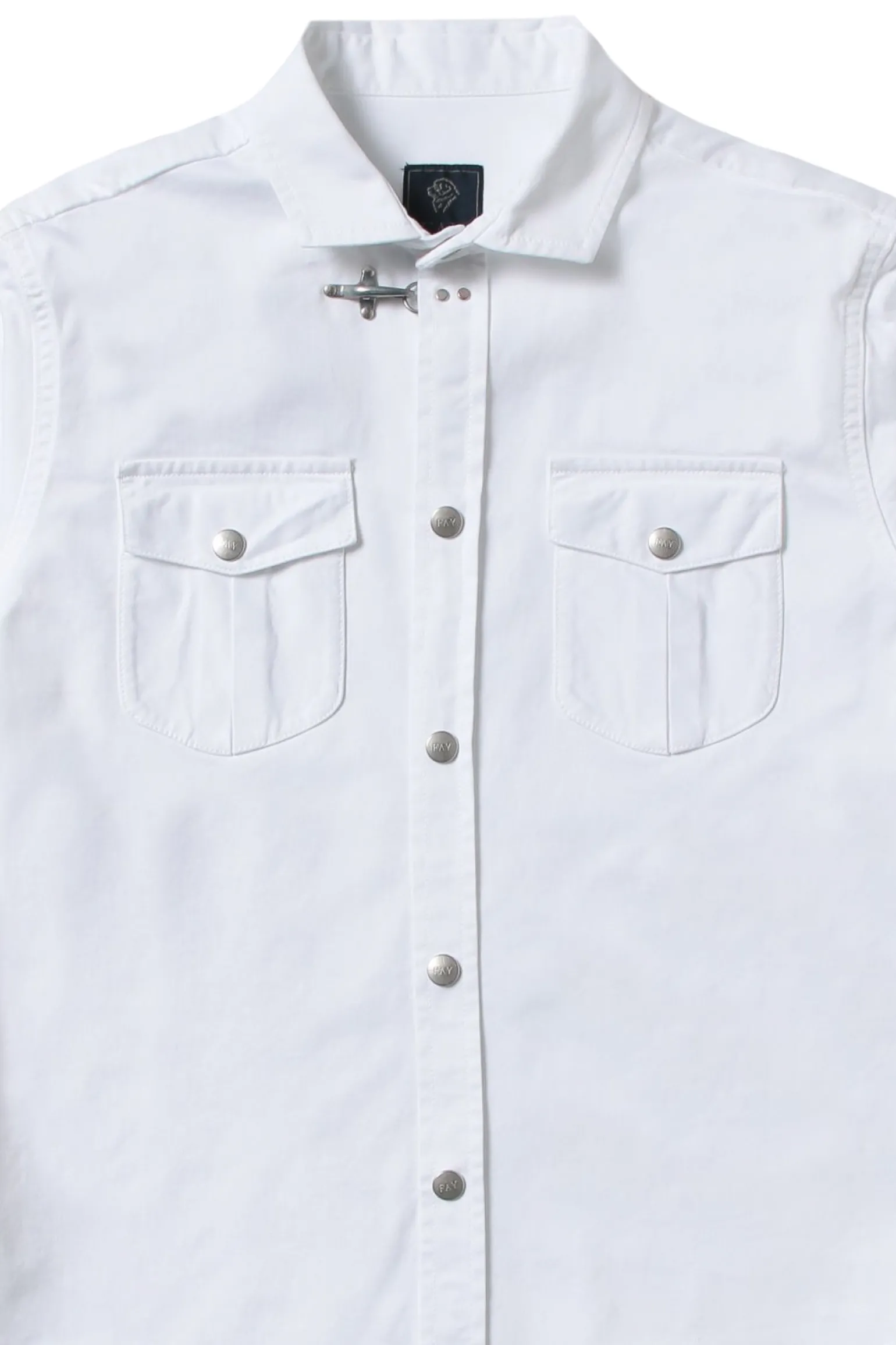 Camicia in denim con gancio