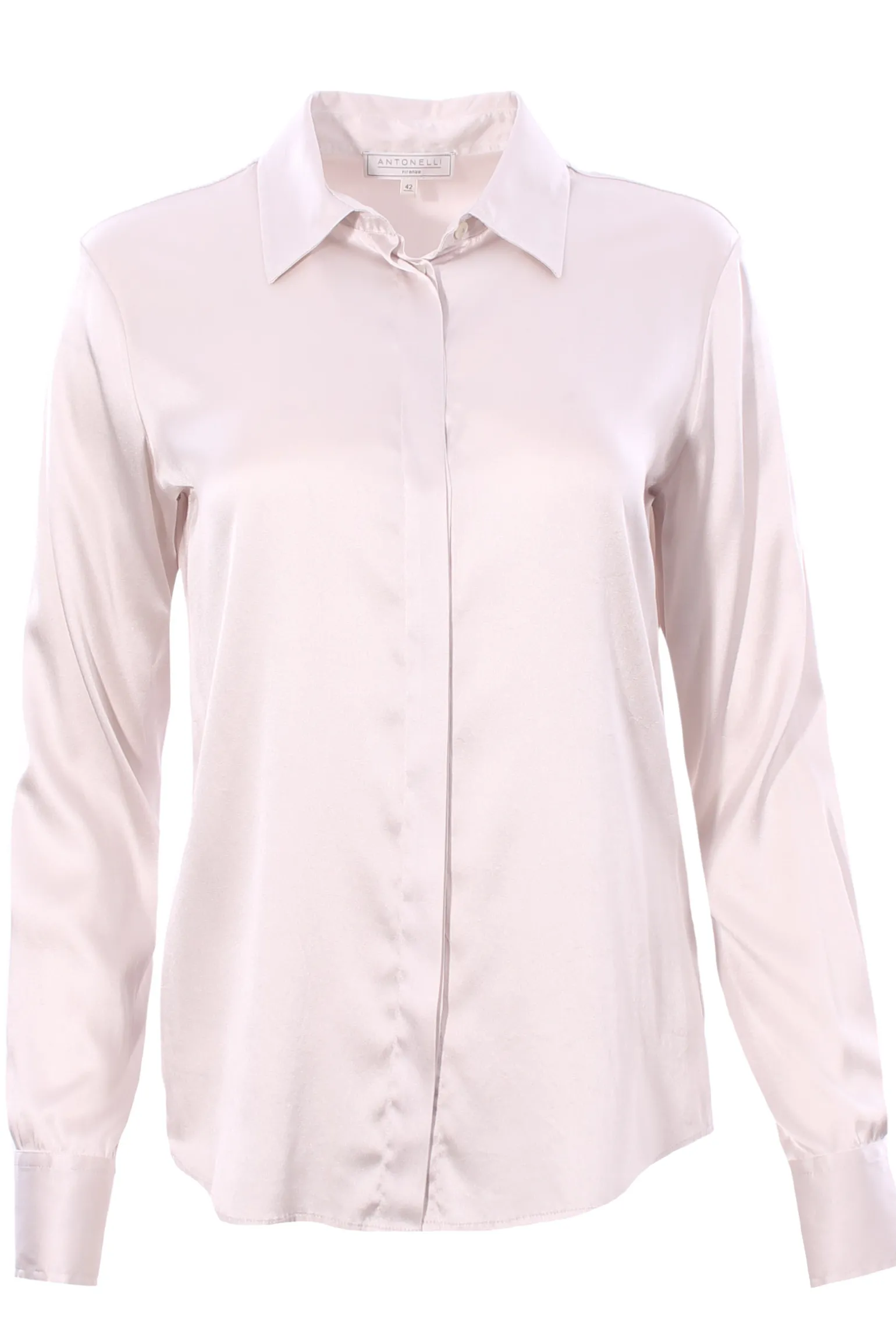 Camicia in raso stretch