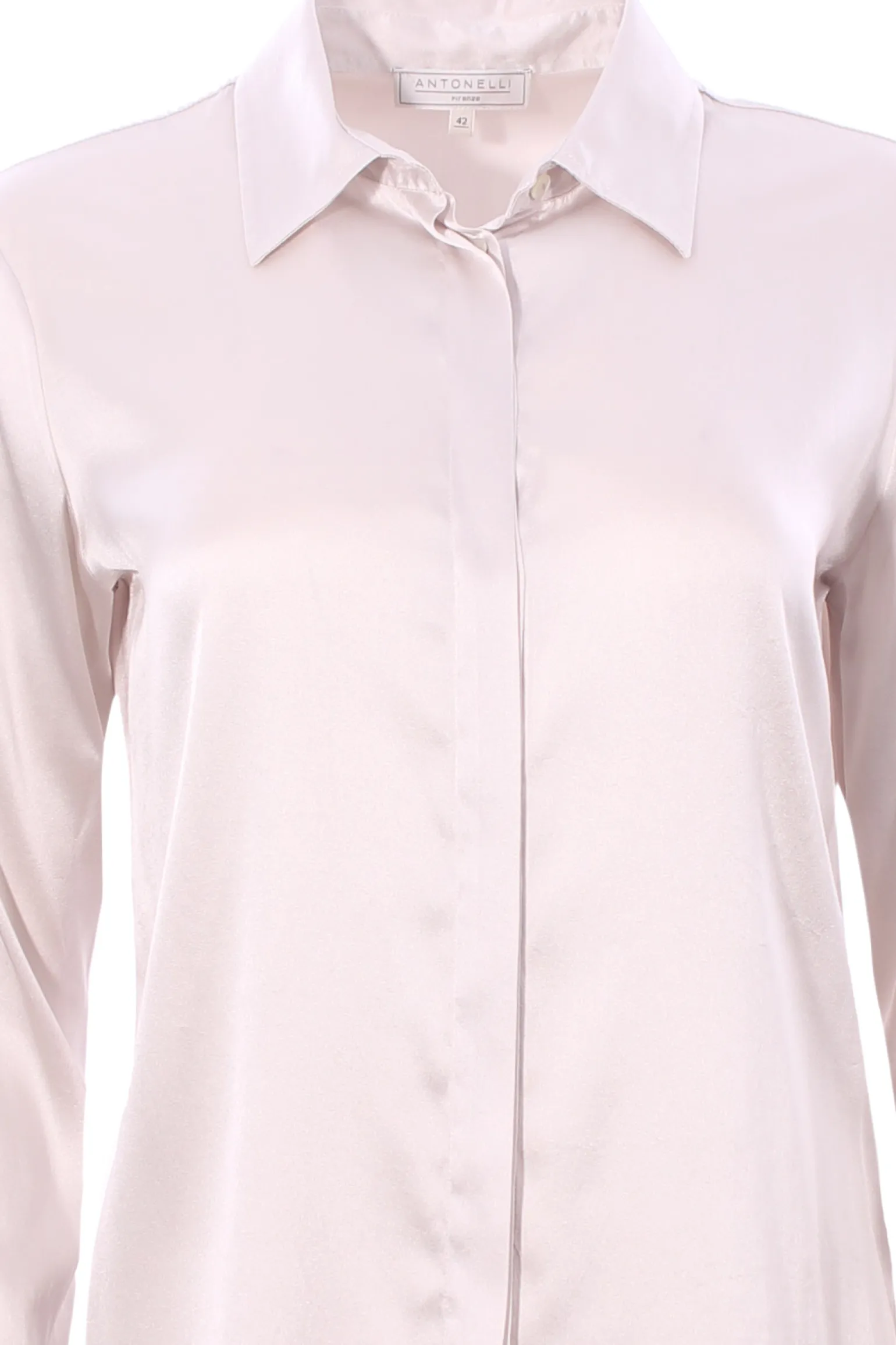 Camicia in raso stretch