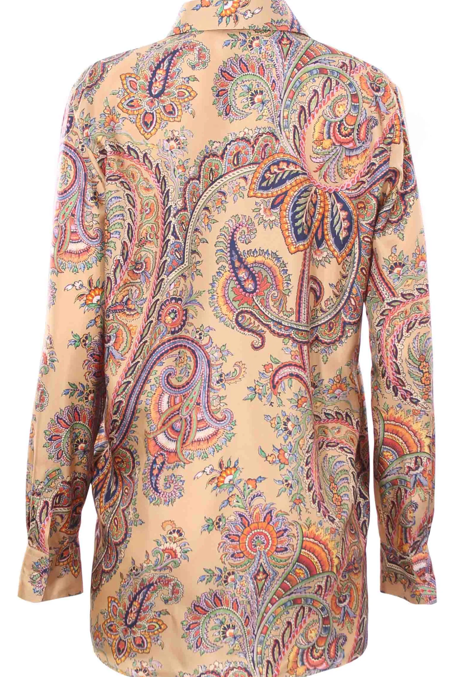 Camicia in seta con motovi paisley