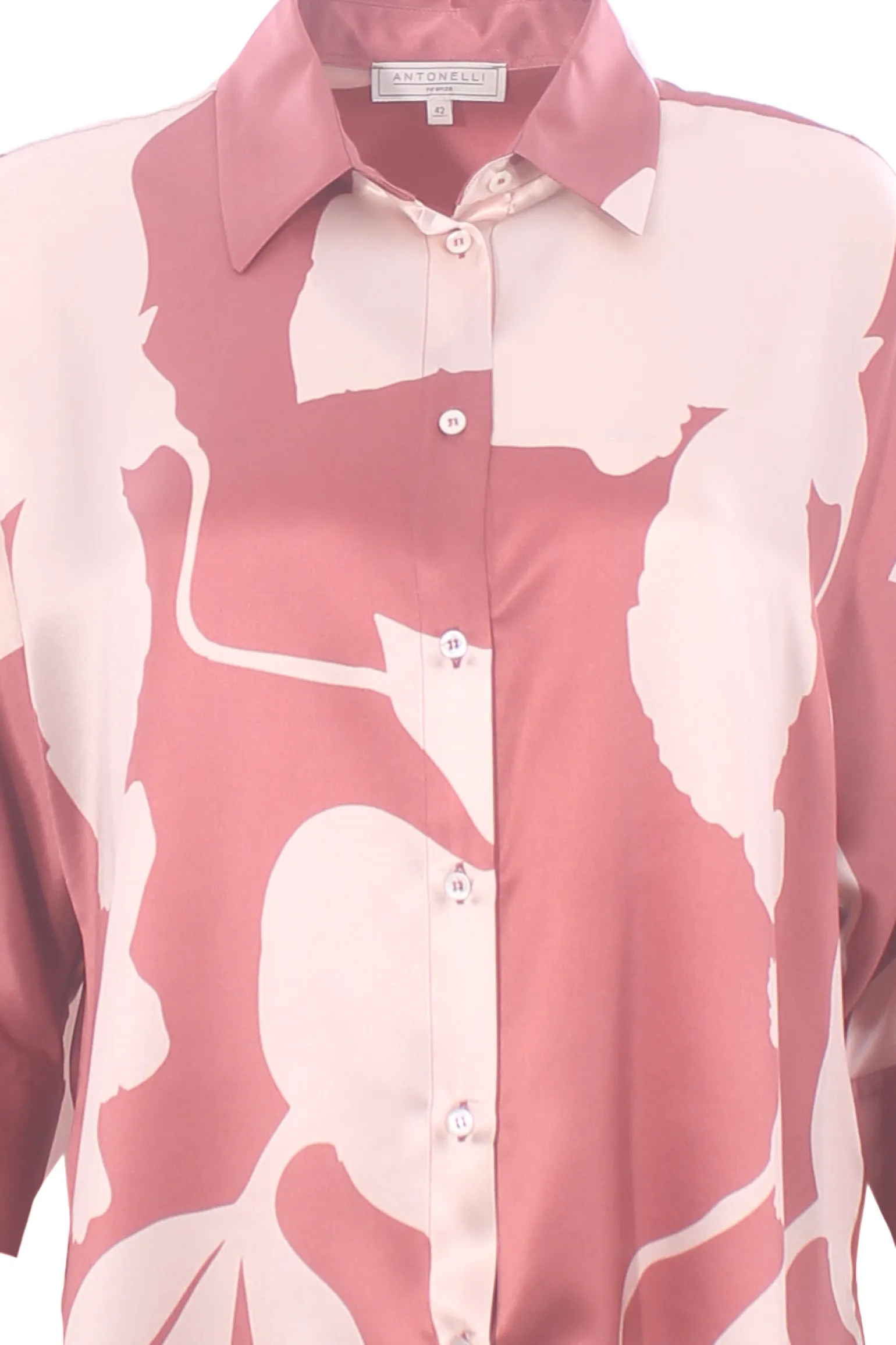 Camicia in seta stampata