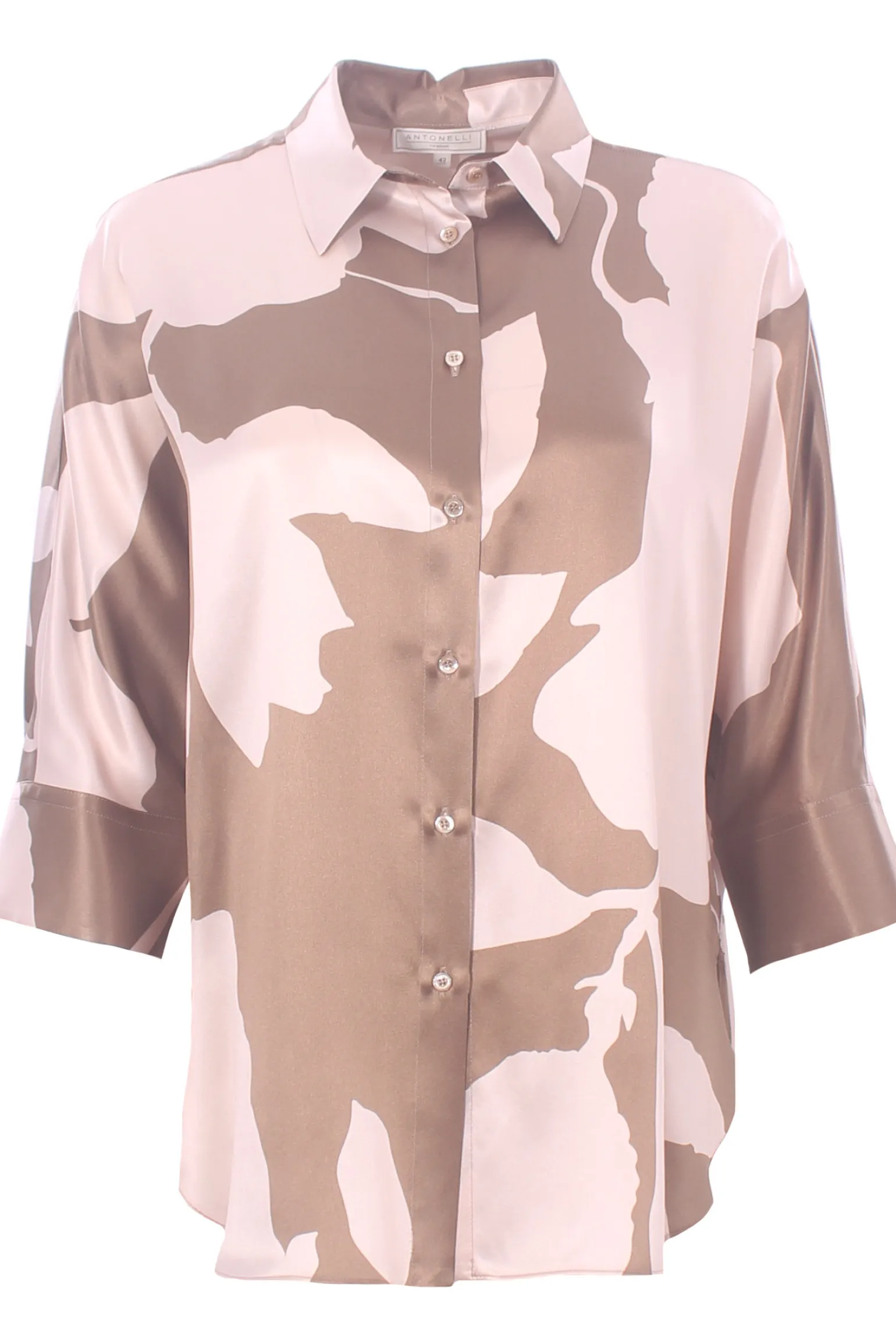 Camicia in seta stampata