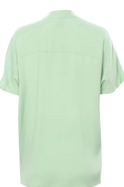Camicia in viscosa con fiocco