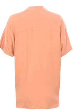 Camicia in viscosa con fiocco