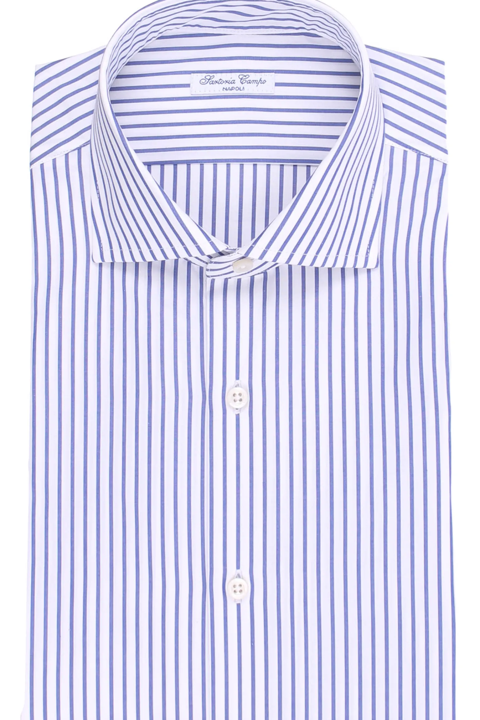 camicia riga larga in cotone fiammato