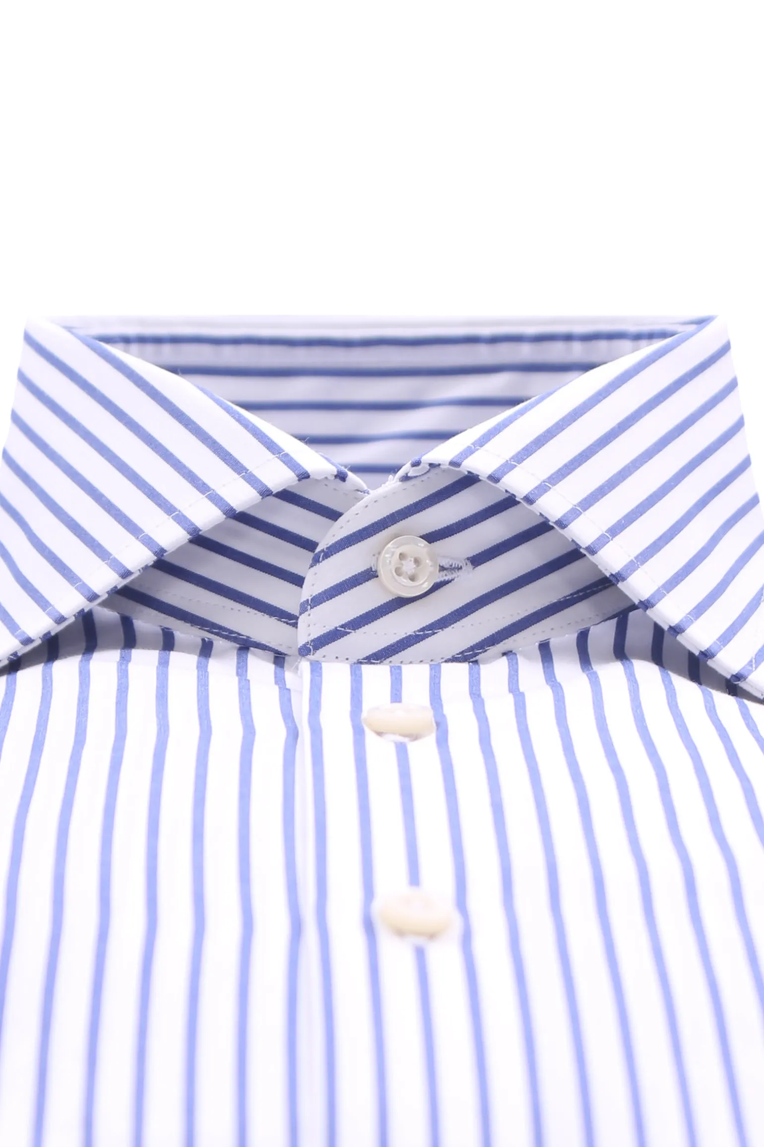 camicia riga larga in cotone fiammato