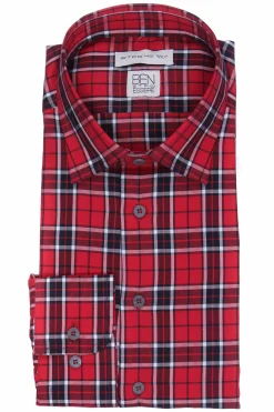 Camicia spread a quadri