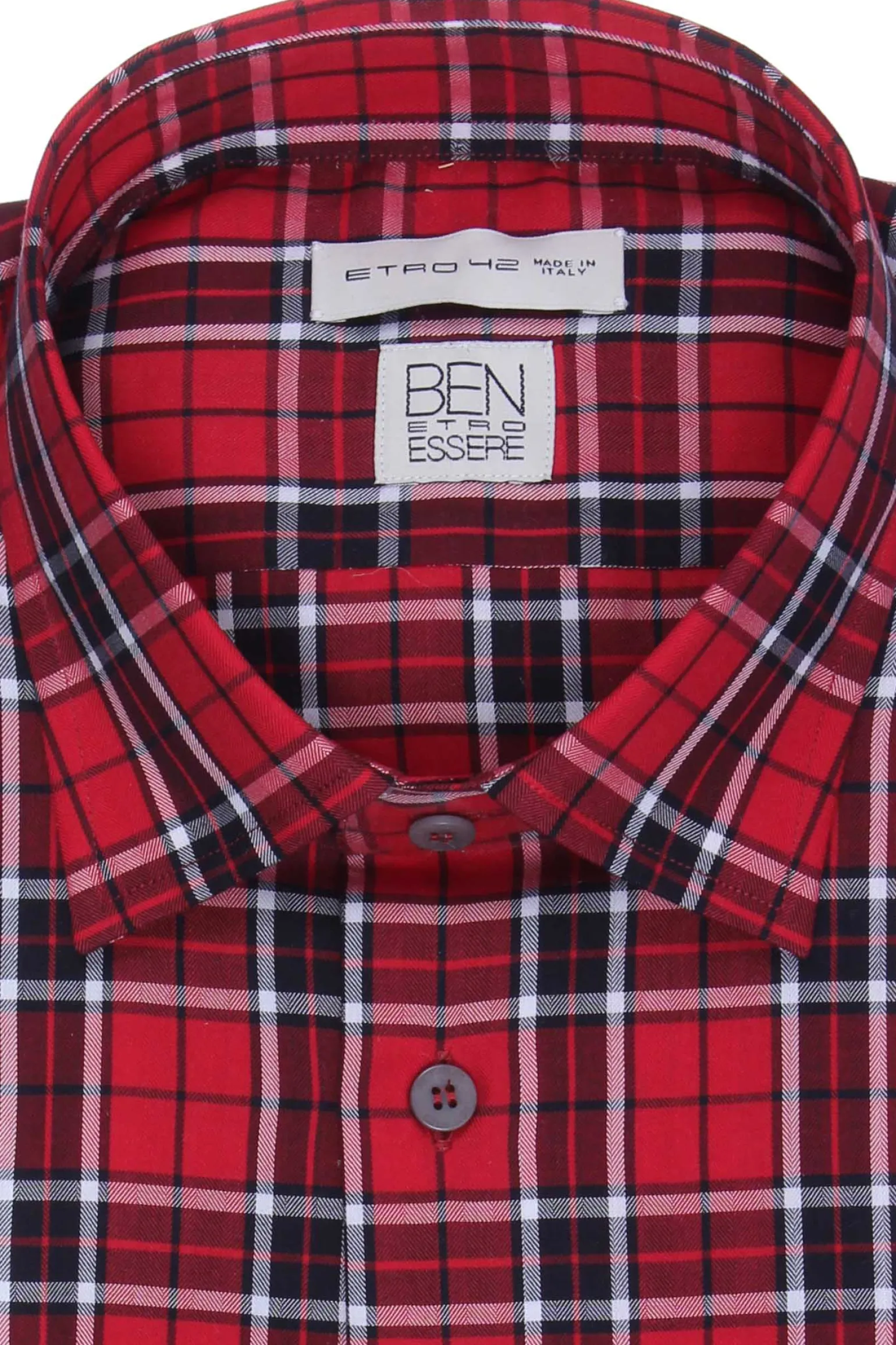 Camicia spread a quadri