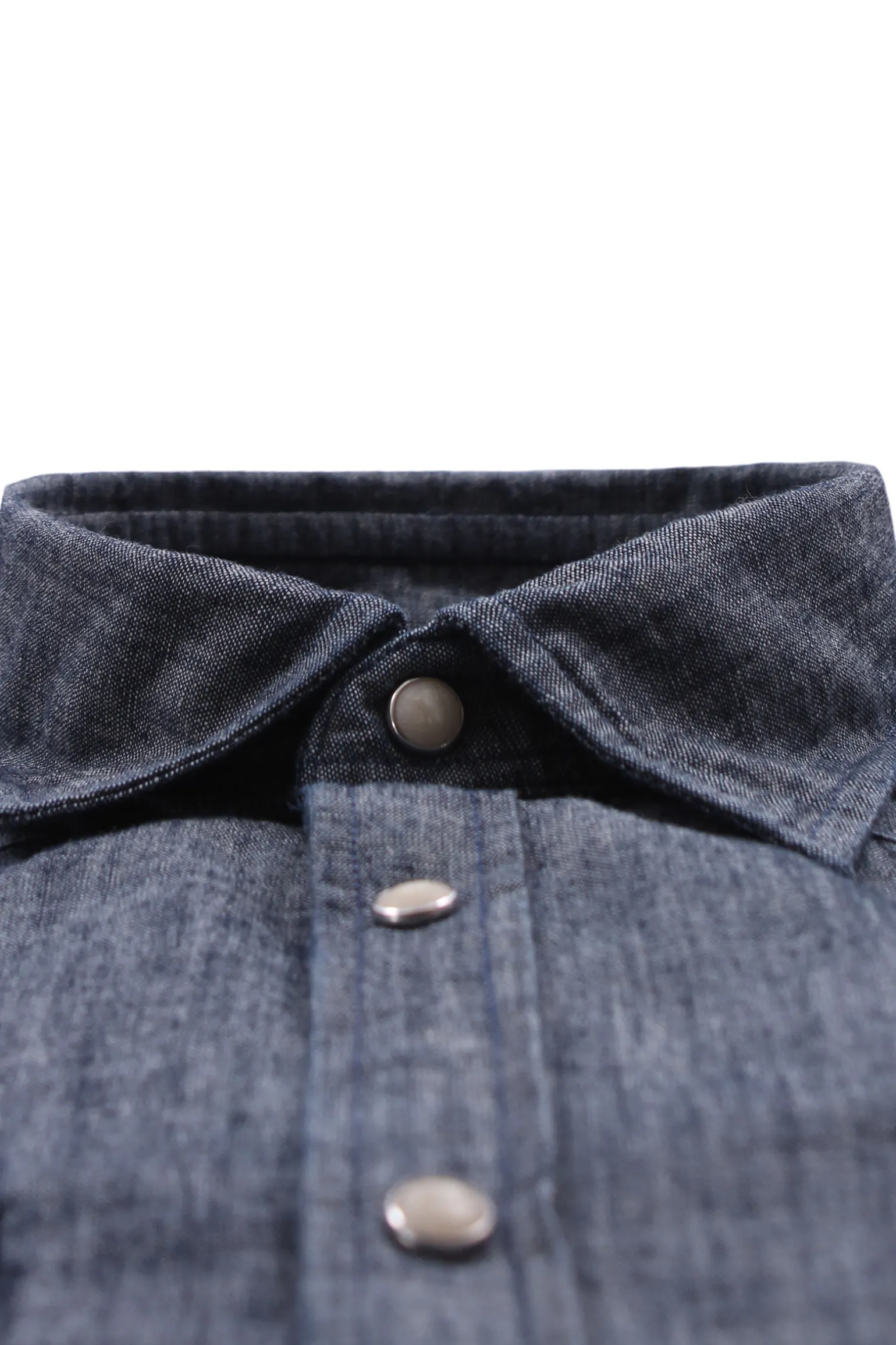 Camicia taylor in chambray indaco