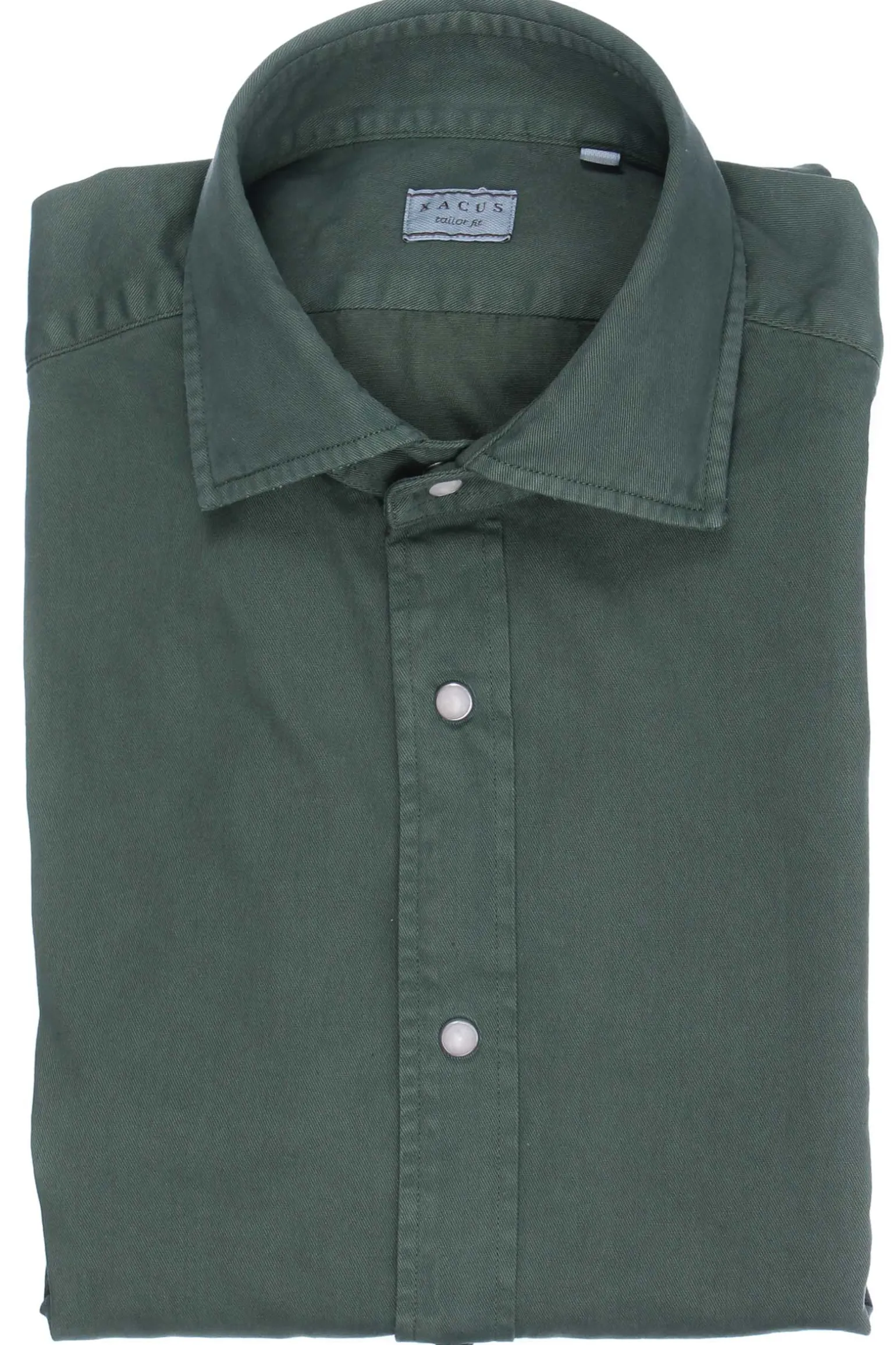 Camicia washed in cotone