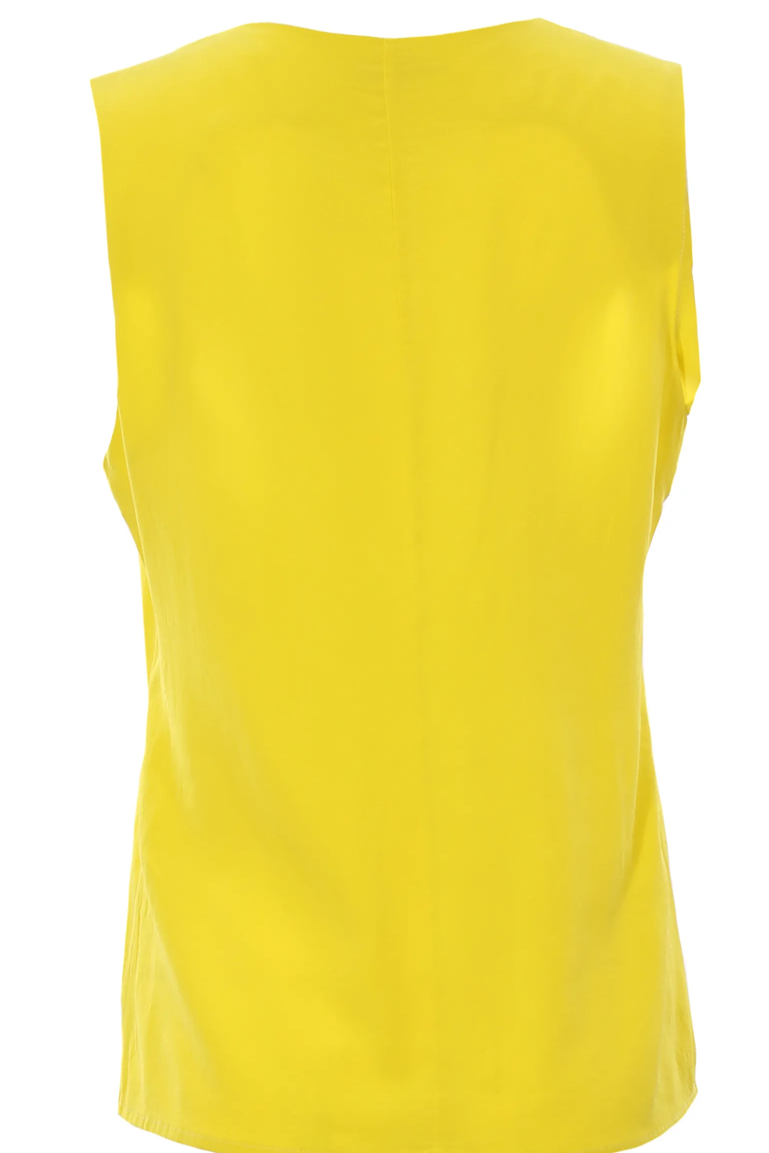 Canotta in crepe de chine