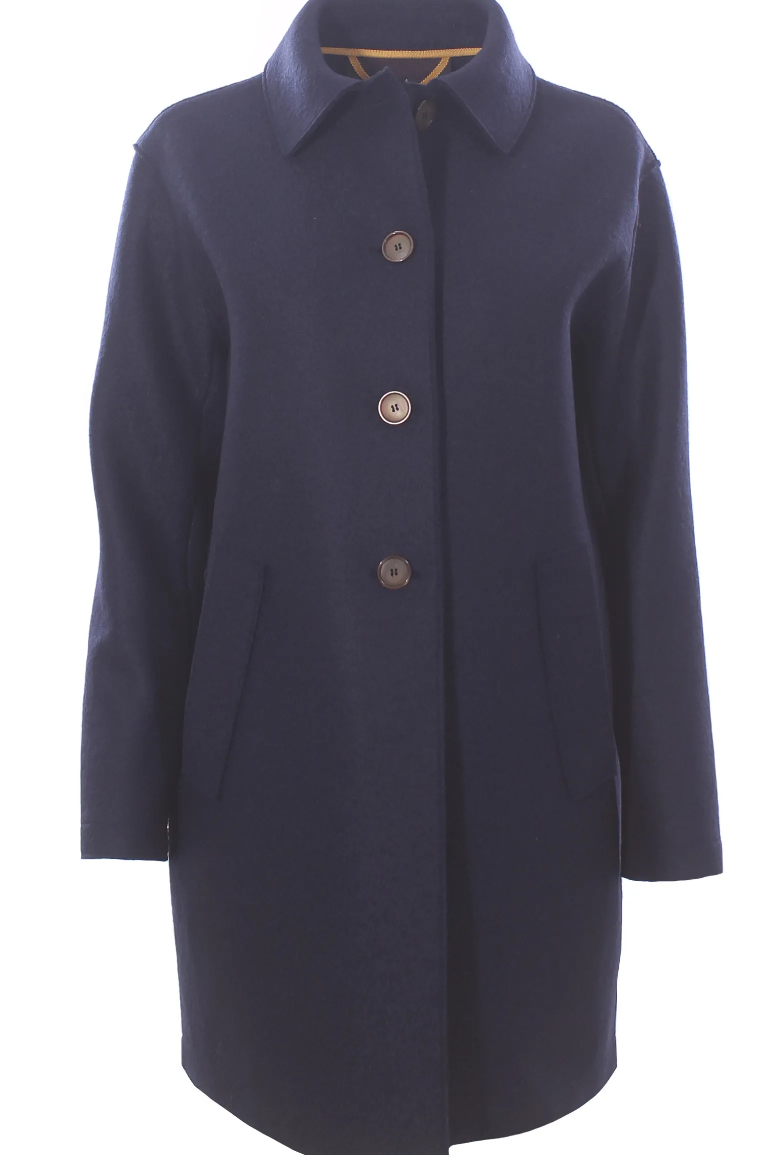 Cappotto 7/8 in lana cotta