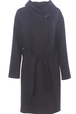 Cappotto in panno con cintura
