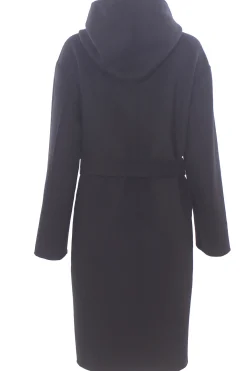 Cappotto in panno con cintura