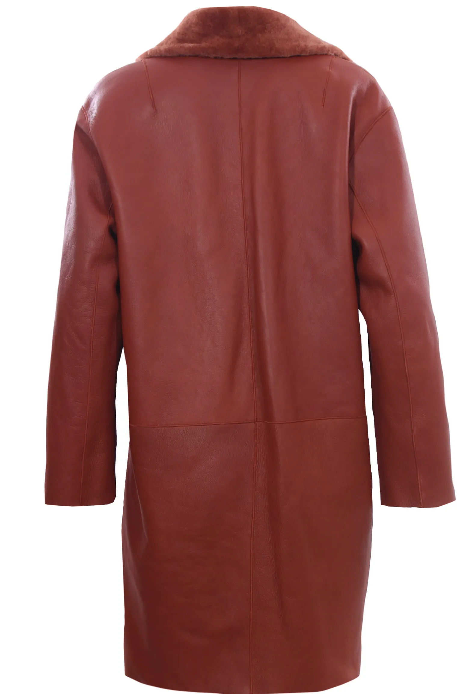 Cappotto in shearling reversibile