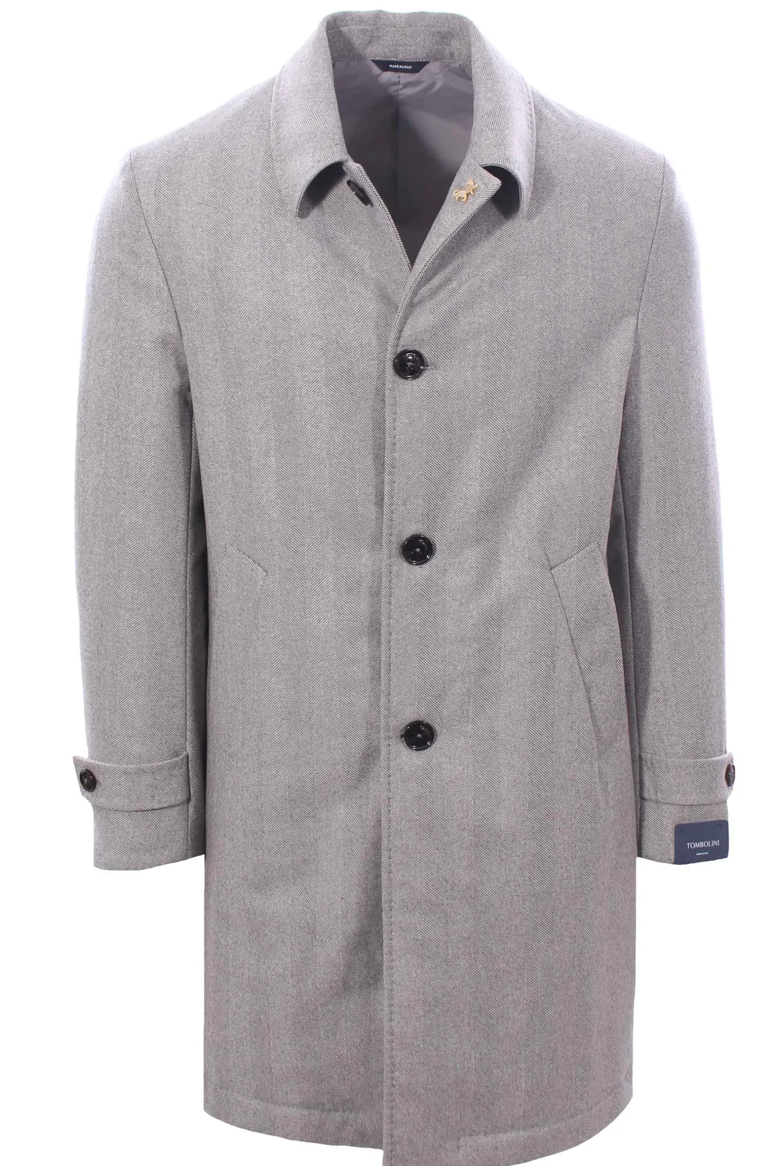 cappotto piumino zero gravity in lana spinata