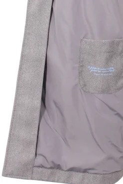 cappotto piumino zero gravity in lana spinata