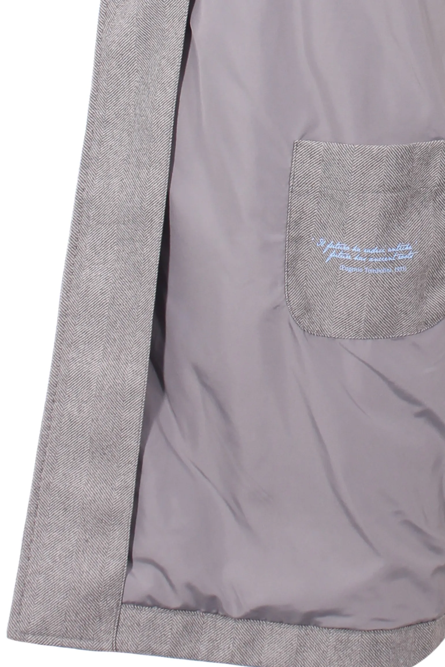 cappotto piumino zero gravity in lana spinata