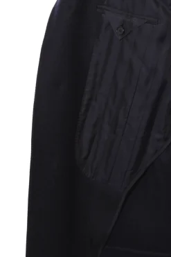 Cappotto spigato in lana e cashmere