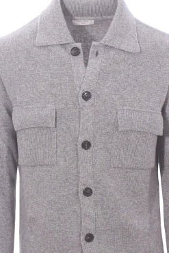 cardigan collo camicia