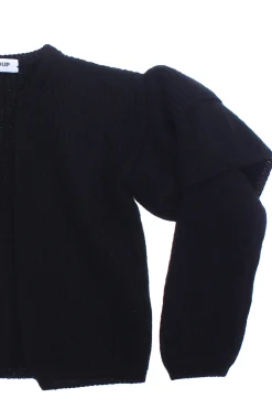 Cardigan con trama a coste
