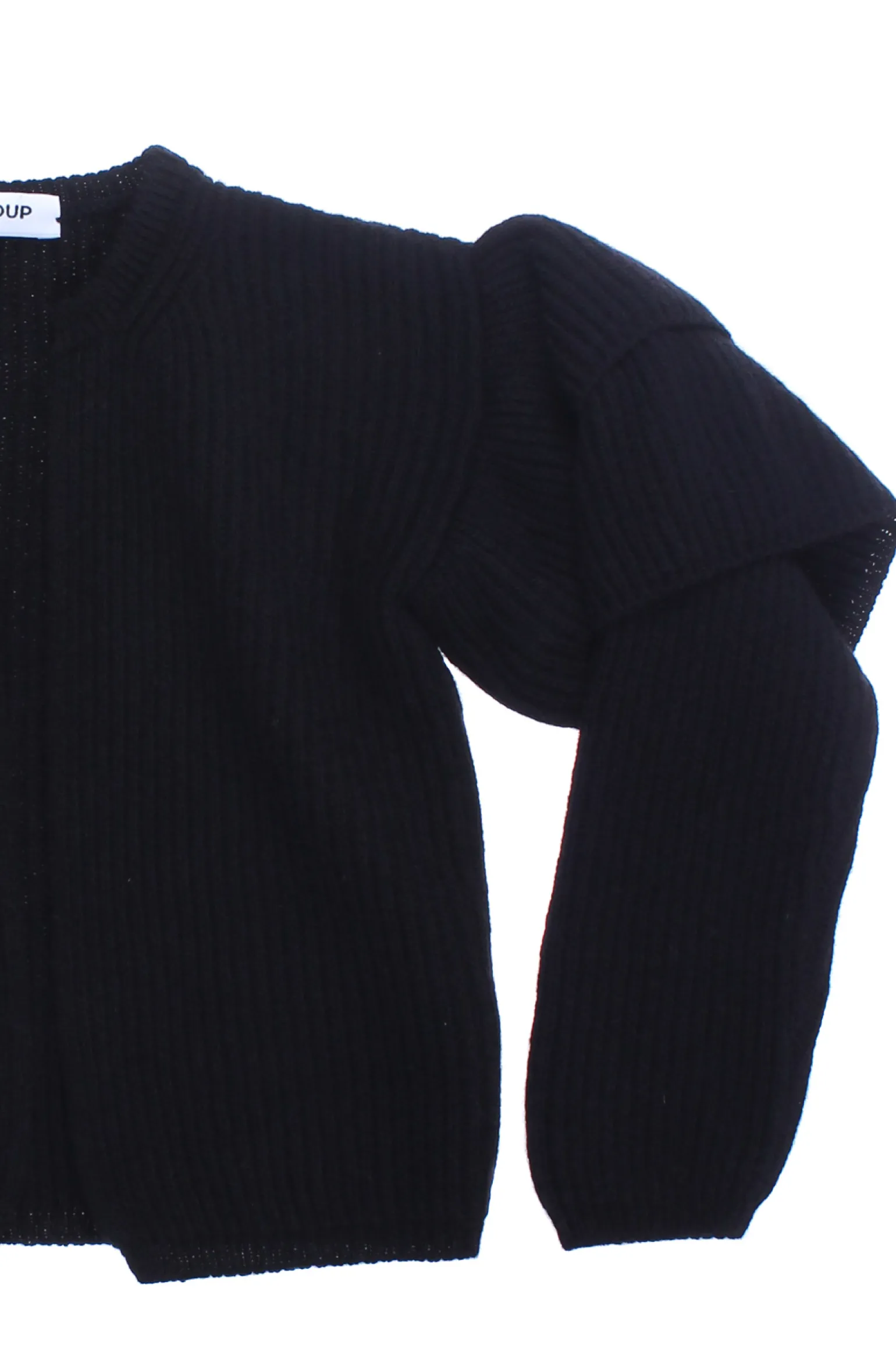 Cardigan con trama a coste