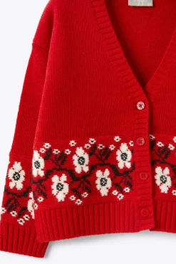 cardigan in lana a trama rasata