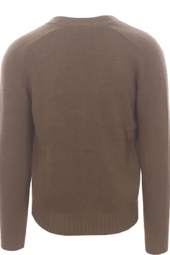 cardigan in lana effetto shetland
