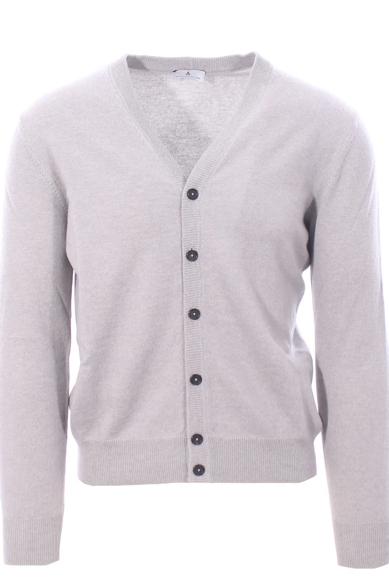 cardigan in lana, seta e cashmere