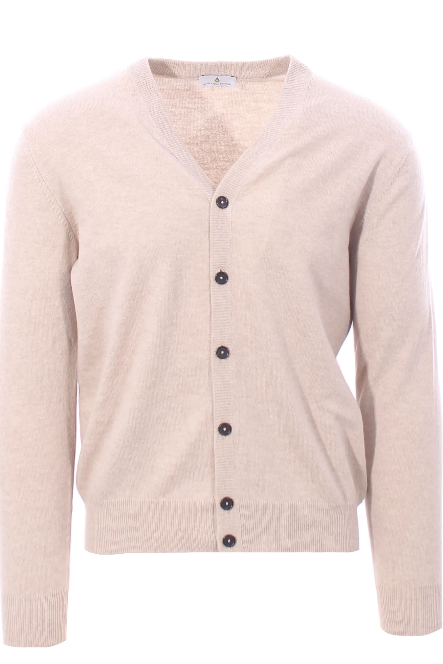 cardigan in lana, seta e cashmere