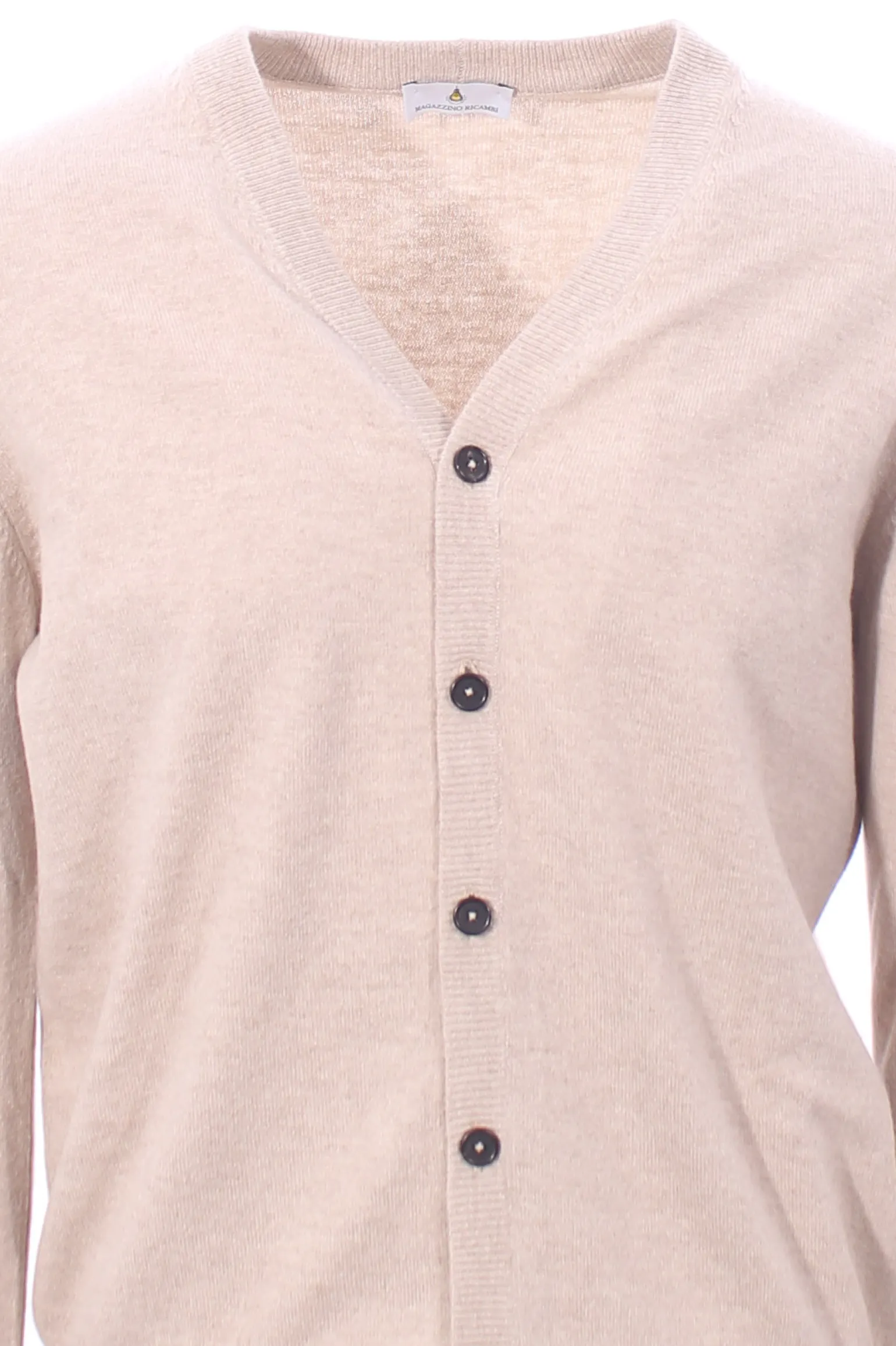 cardigan in lana, seta e cashmere