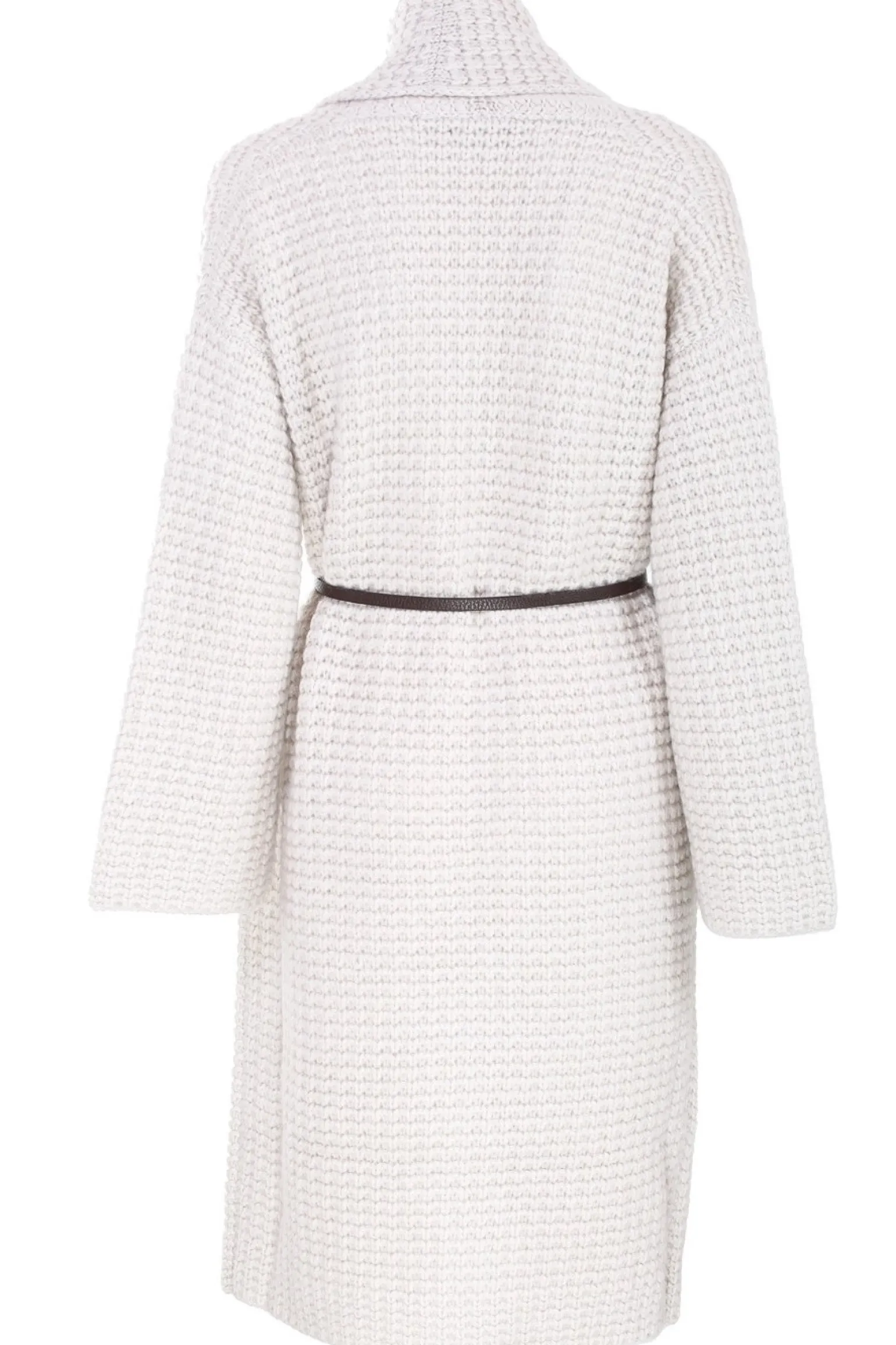 Cardigan lungo con cintura
