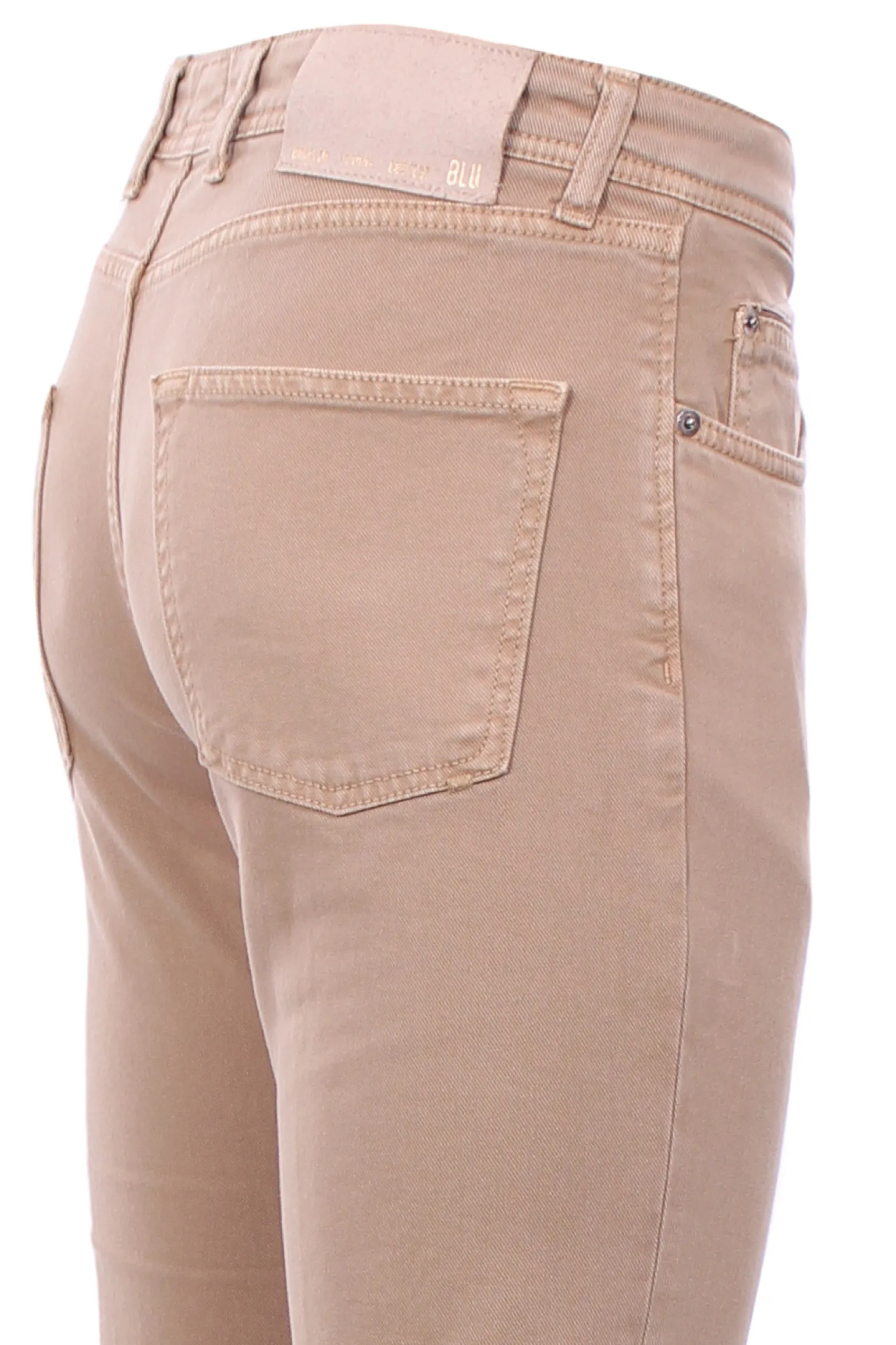 Cinque tasche in cotone stretch