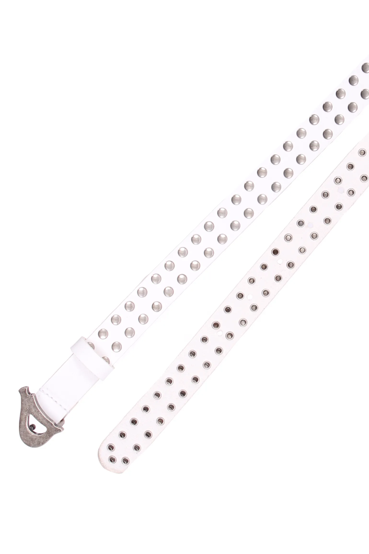 Cintura in pelle con borchie