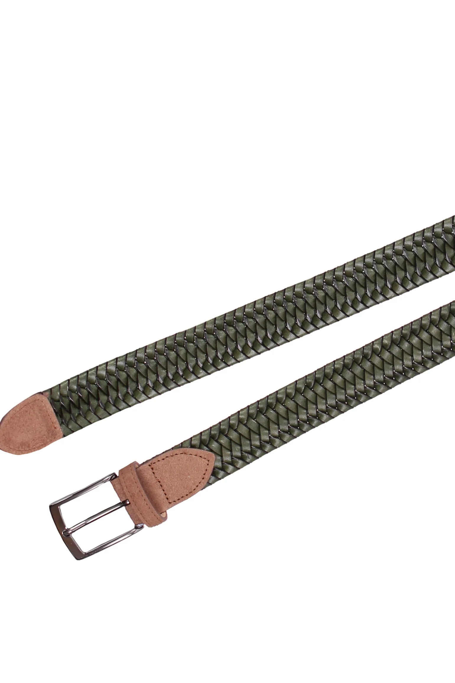 Cintura intreccio pelle elastico
