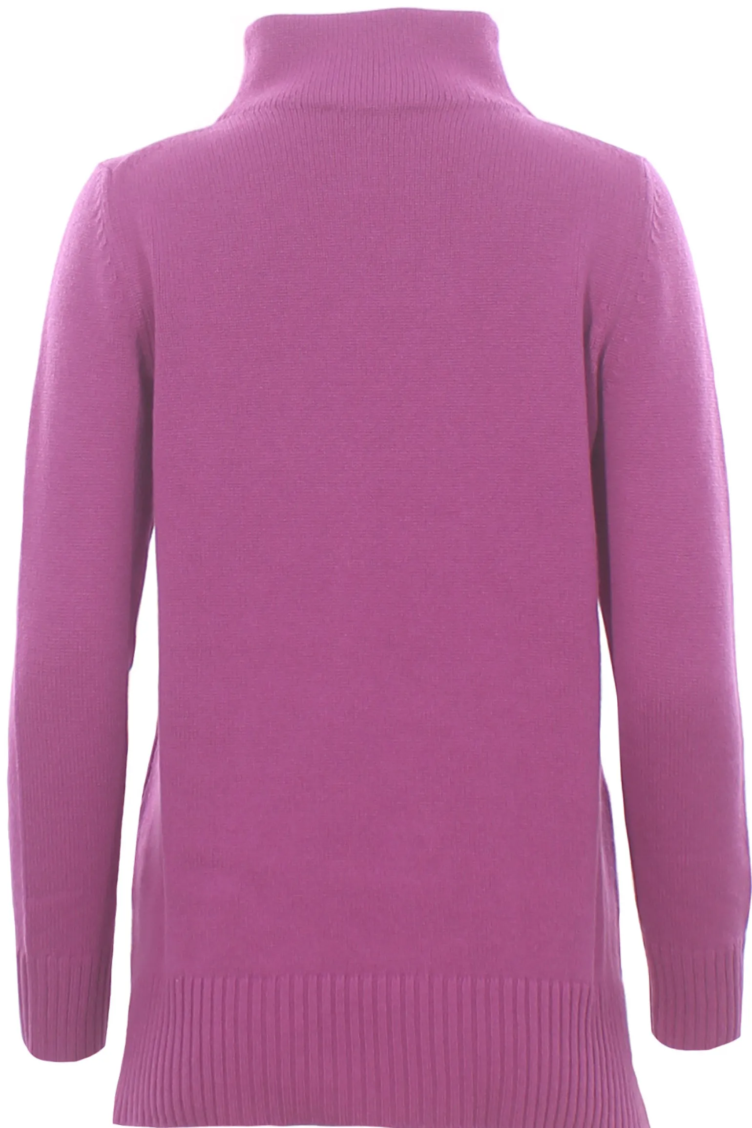 Collo alto in lana e cashmere