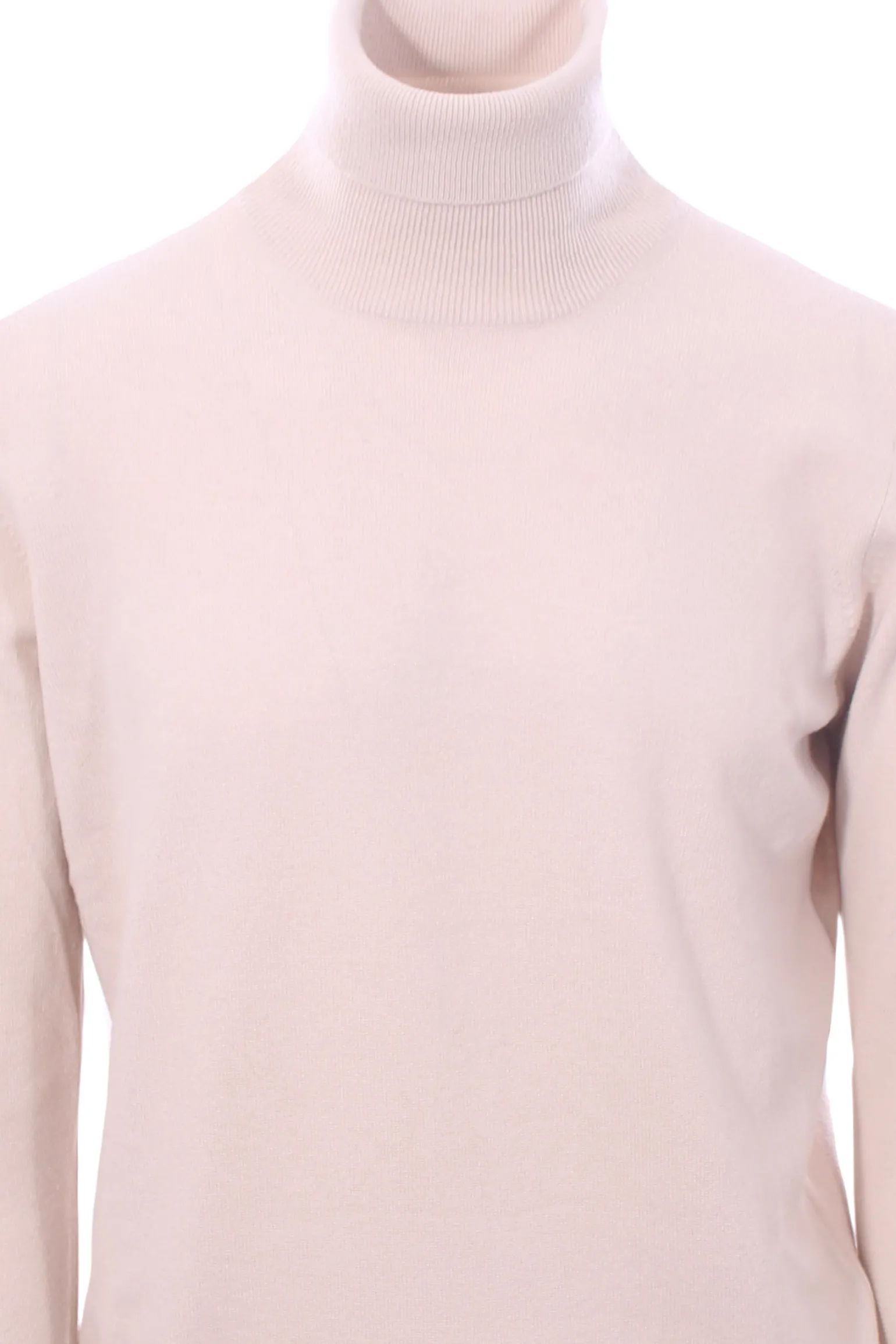collo alto in lana e cashmere