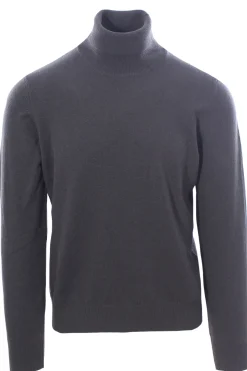 collo alto in lana e cashmere