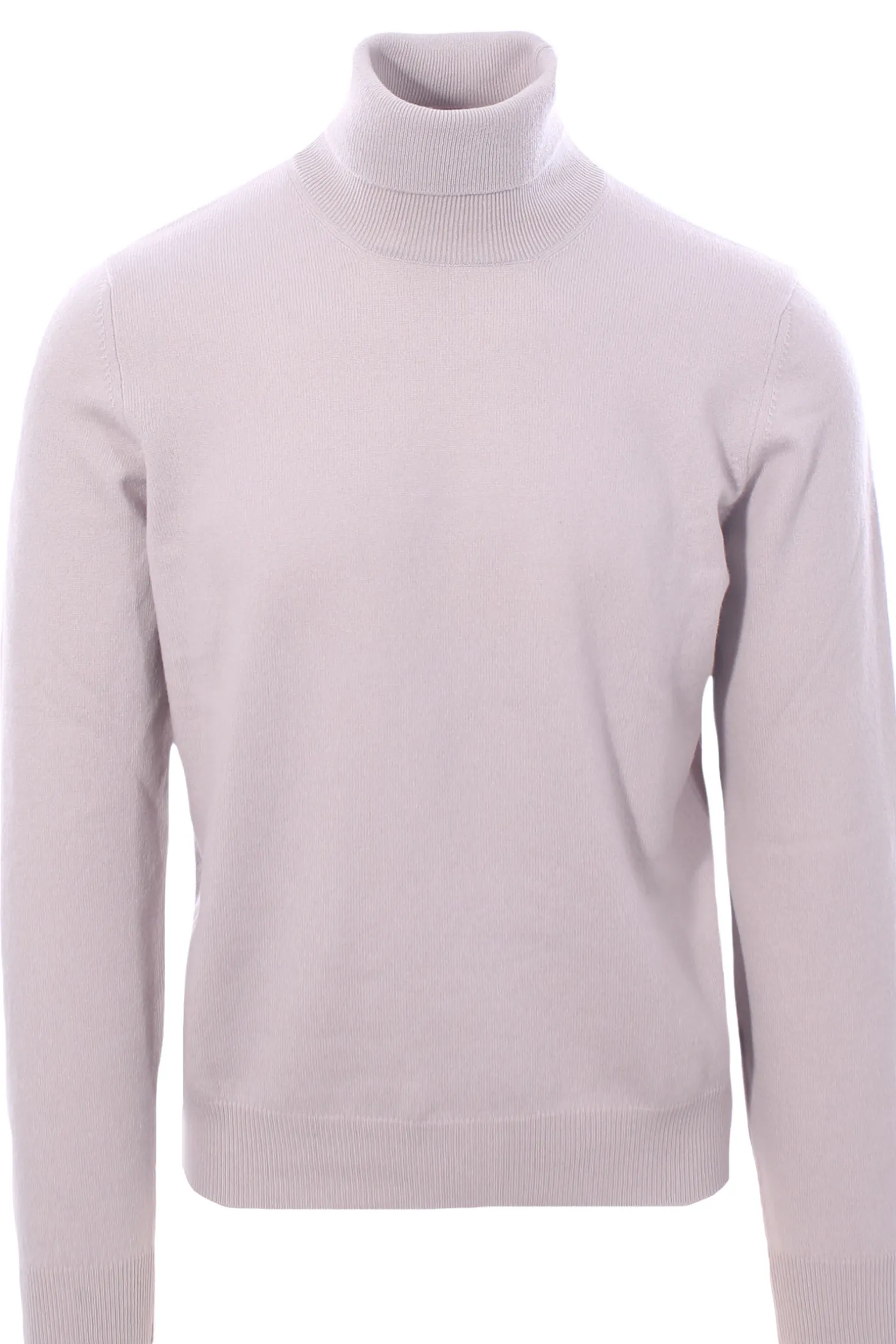 collo alto in lana e cashmere