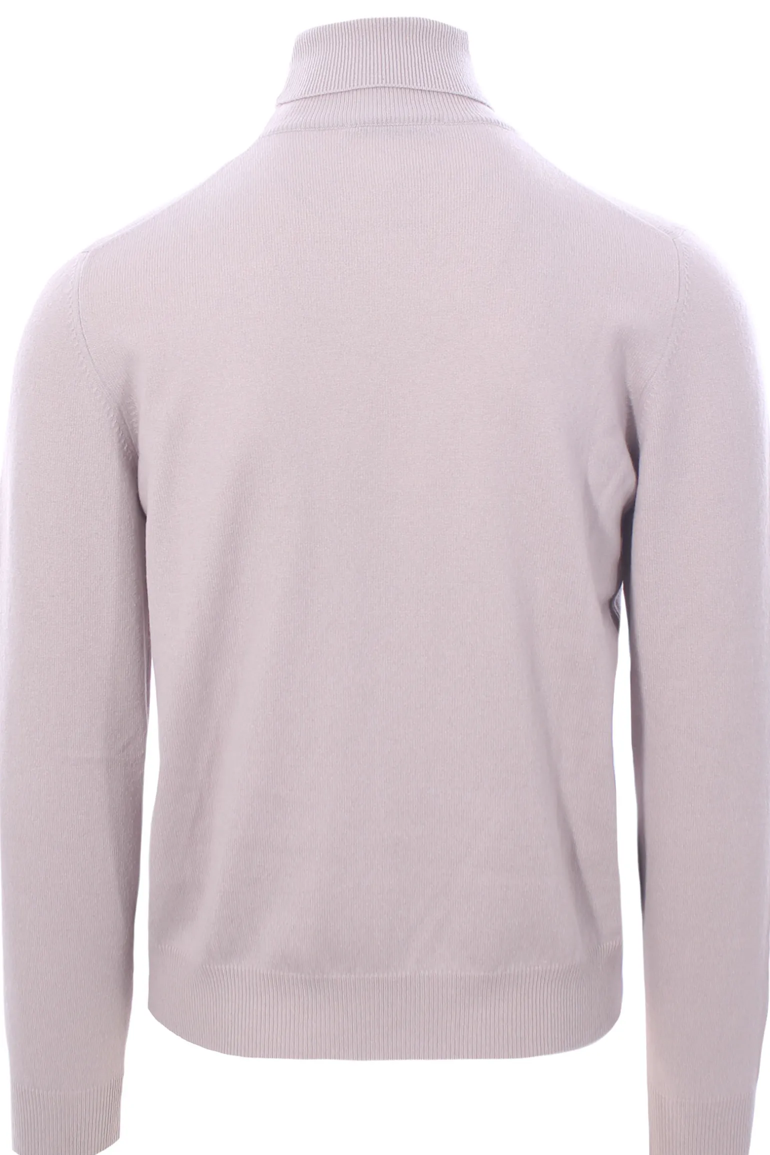 collo alto in lana e cashmere