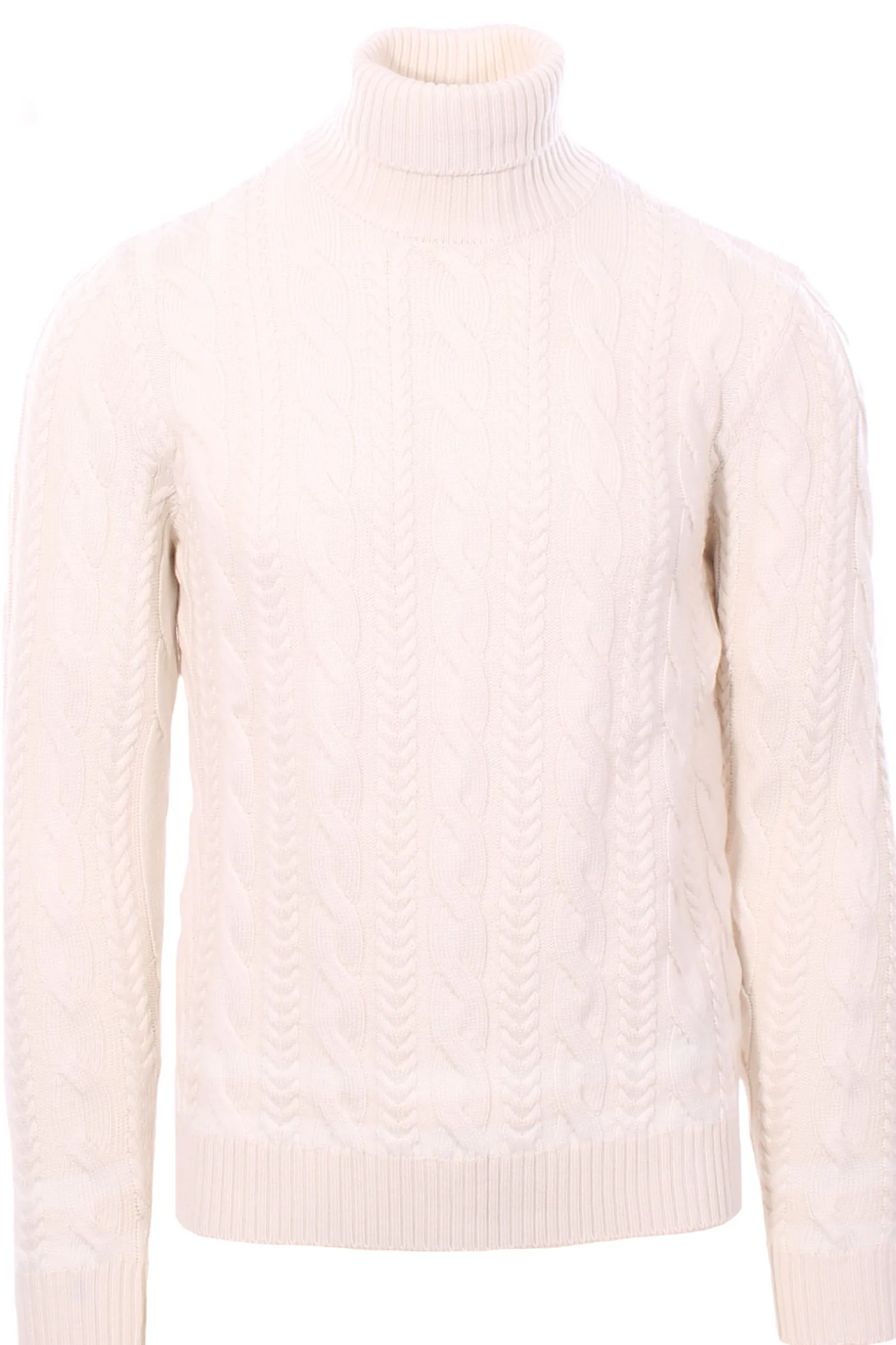 collo alto treccia bicolor ton sur ton