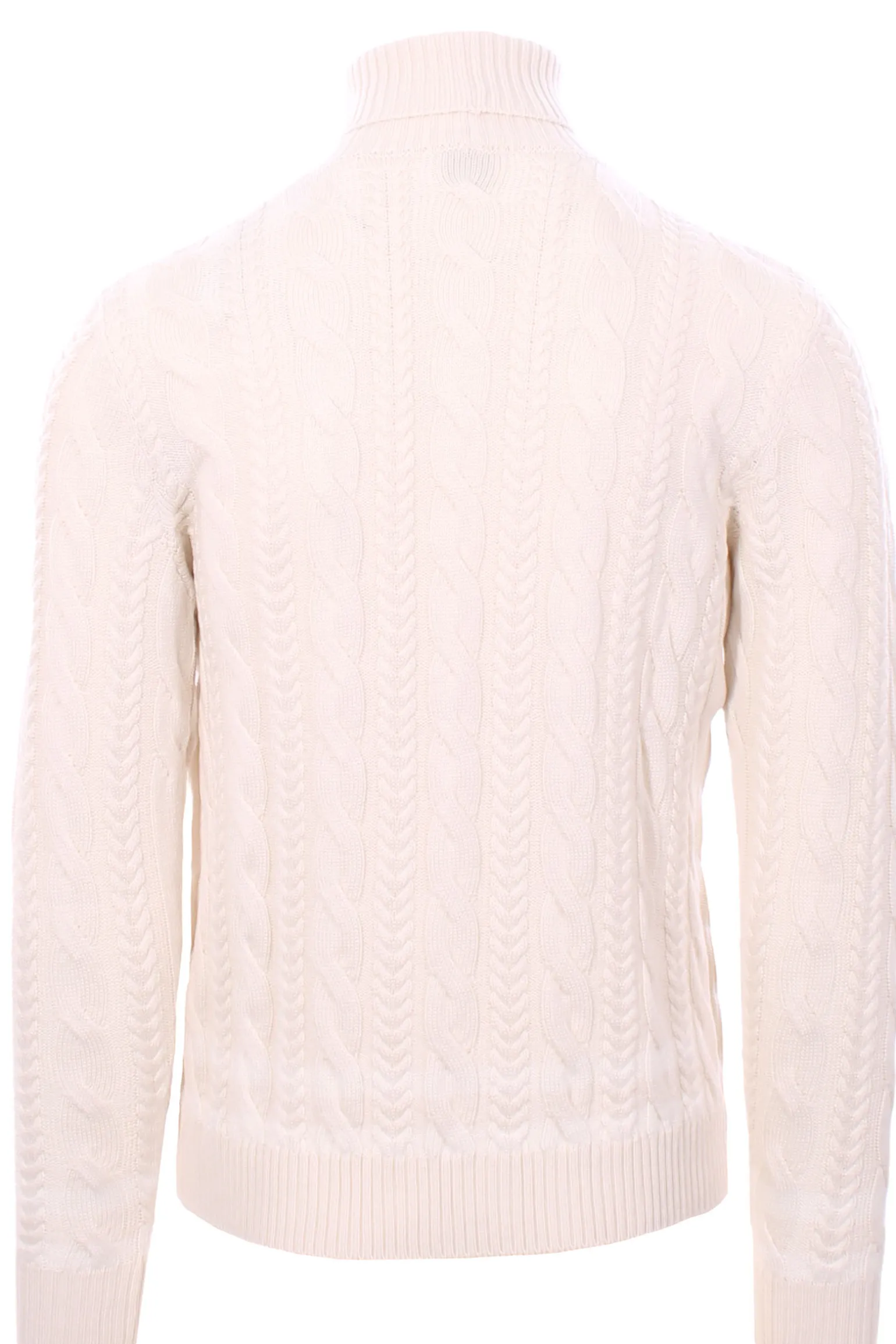 collo alto treccia bicolor ton sur ton