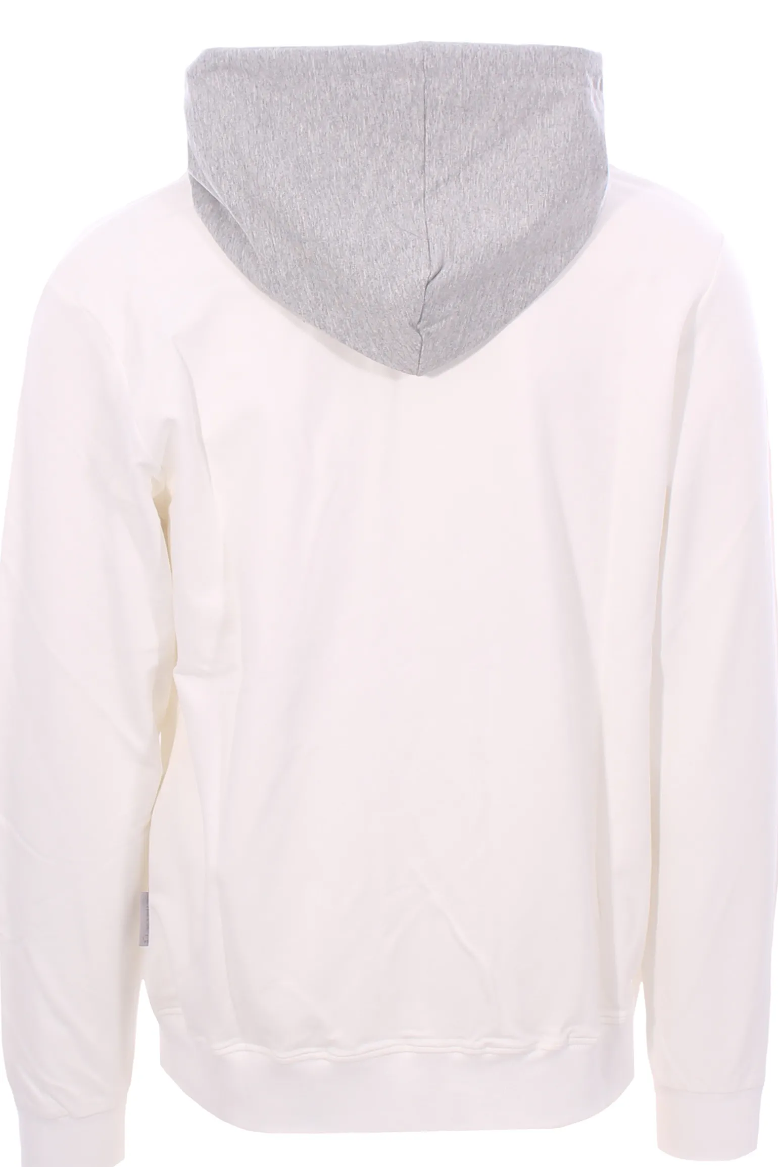 felpa cappuccio full zip bicolore