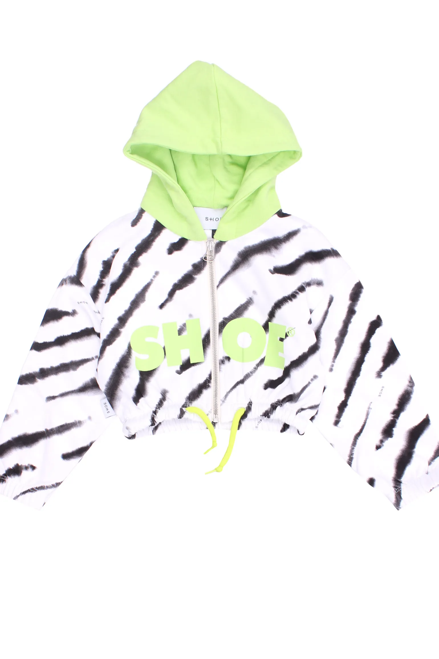 felpa corta full zip
