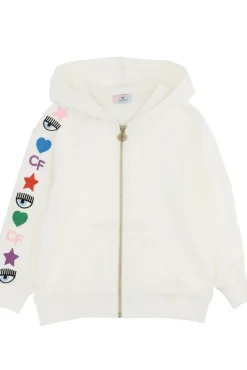 Felpa full zip con cappuccio