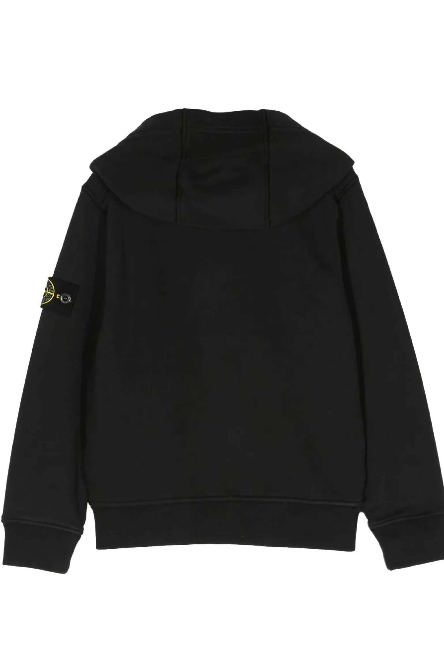 felpa full zip con cappuccio