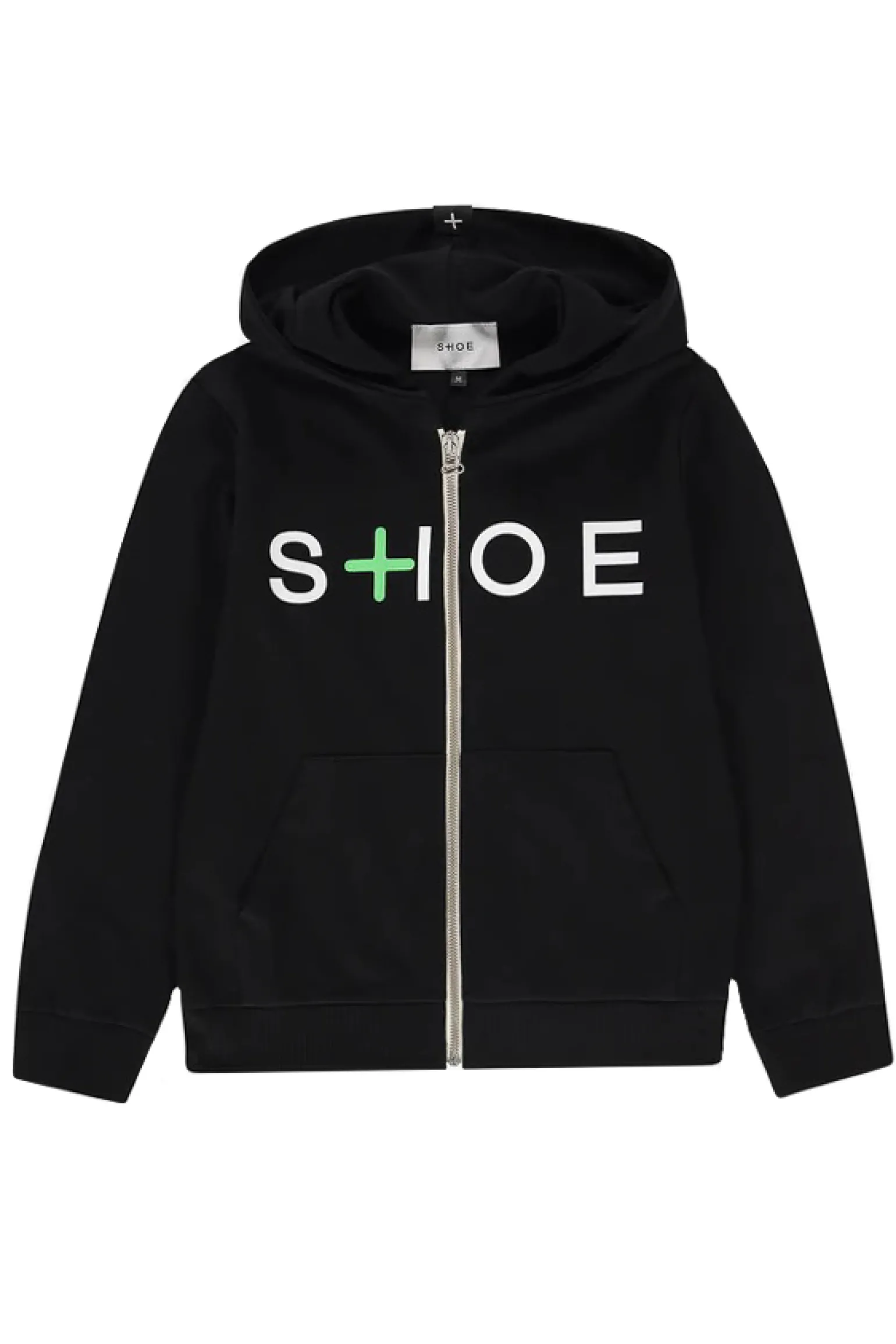 felpa full zip con cappuccio