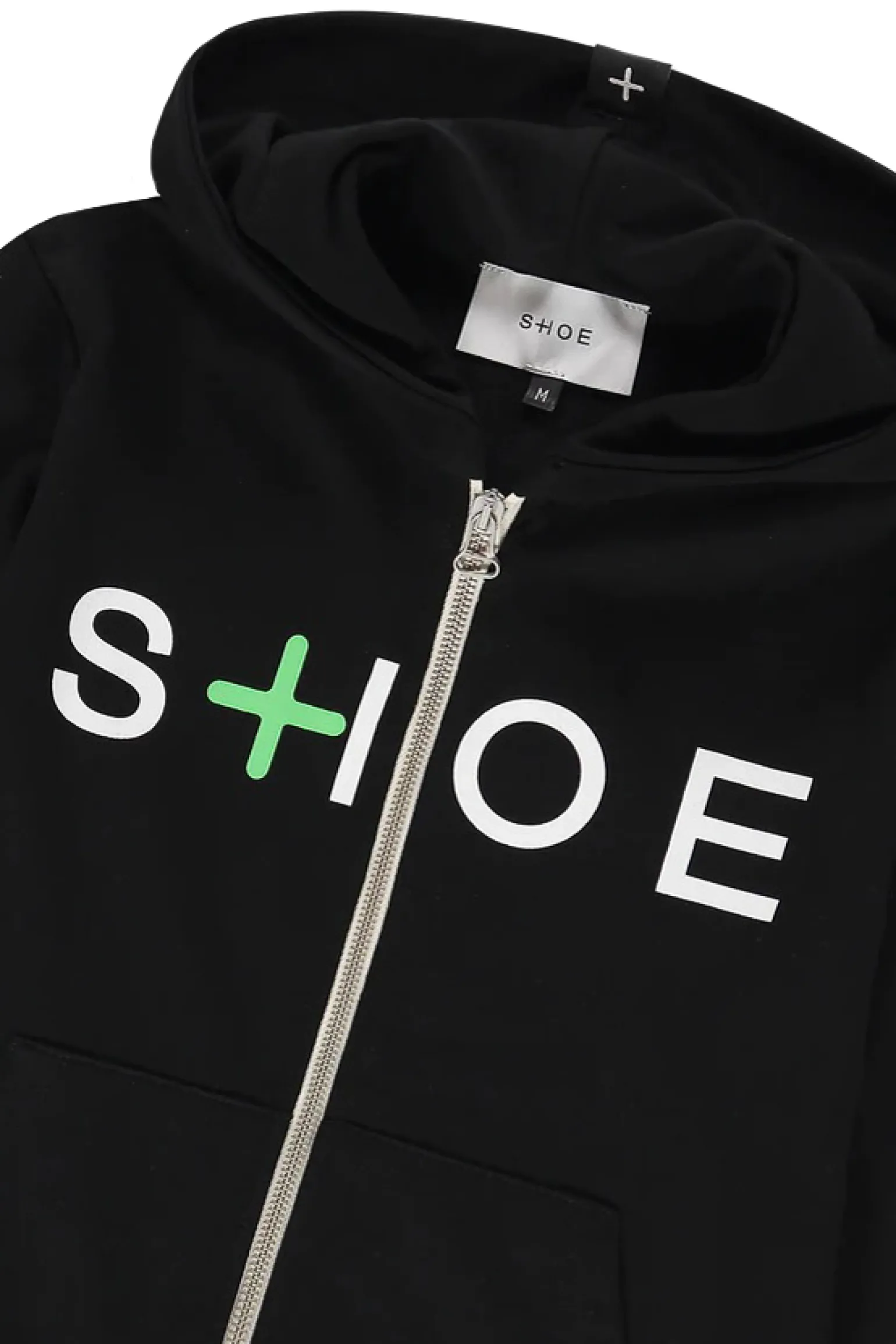 felpa full zip con cappuccio
