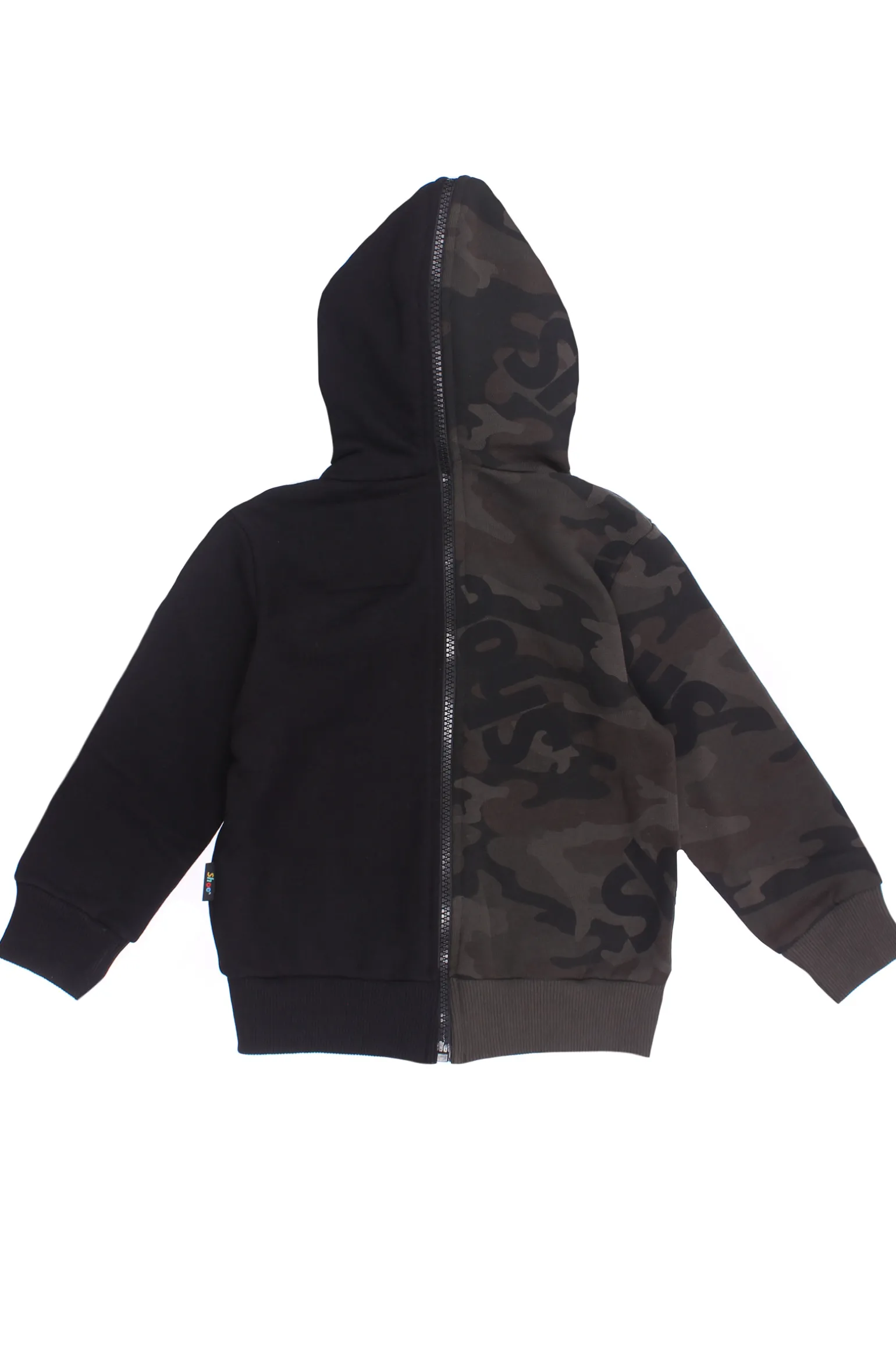 Felpa full zip con cappuccio